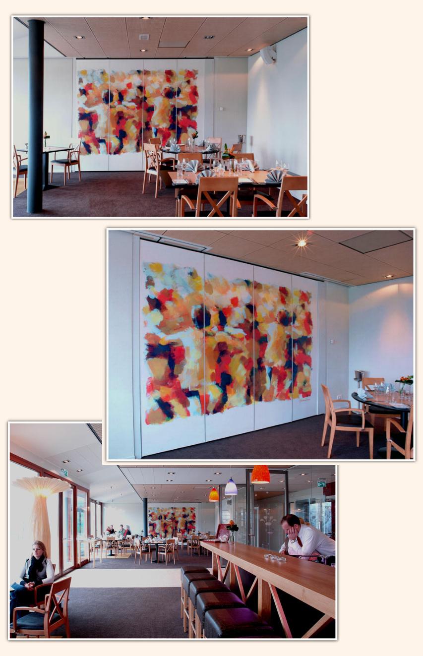 Wandschildering in restaurant Margraten, 2007