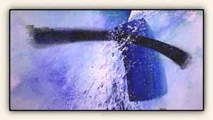 z.t., acryl op paneel, ca. 80 x 150 cm, 1994