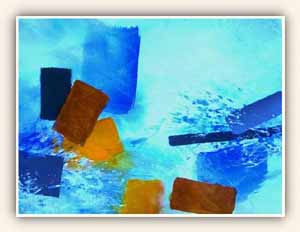 Kreta, acryl op papier, ca. 71 x 97 cm,1994