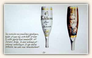 Pagina uit '60 Pijpen', kleurpotlood, ca. 12 x 23 cm, 1981