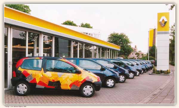 Renault Twingo beschildering i.s.m. Marloes Wijtsma, 2000